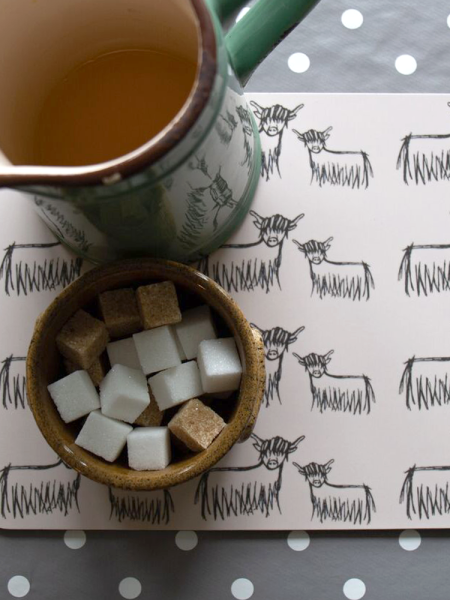 Highland Cow Placemat by Clement Design