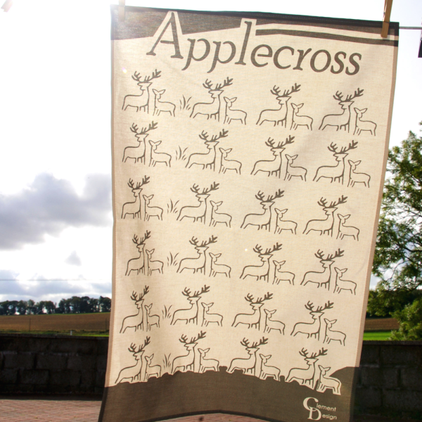Applecross Deer Teatowel by Clement Design