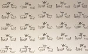 Highland Coo Wallpaper by Clement Design