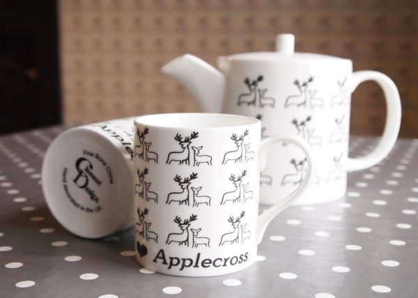 Deer & Fawn Fine Bone China Teapot Mugs Teaset by Clement Design