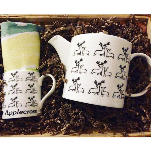 Dee Teapot Mug Applecross Bay Teatowel Bundle by Clement Design