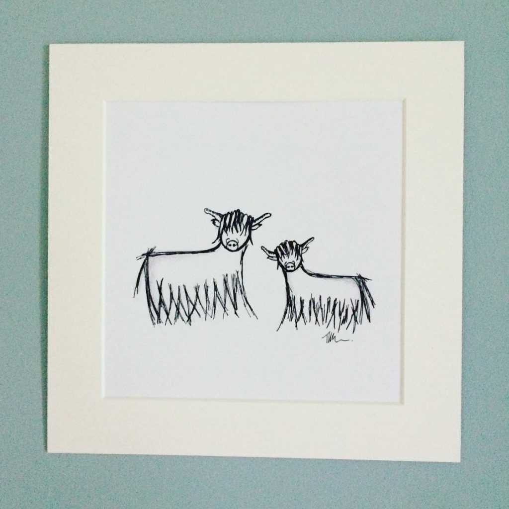 Highland Cow Print