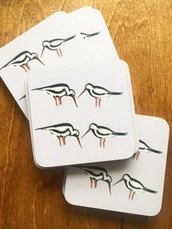 Oyster Catchers Coasters by Clement Design