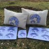 Scottish Bluebells Cushions Placemats Coasters Bundle by Clement Design
