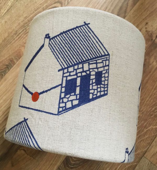 Hand-printed Bothy Lampshade by Clement Design
