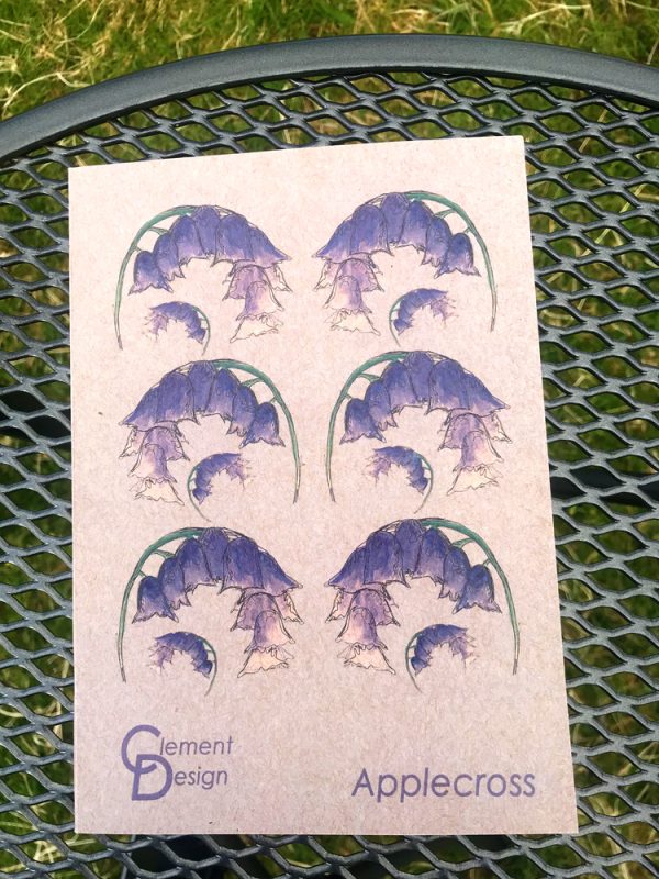 Scottish Bluebells Eco Jotter by Clement Design