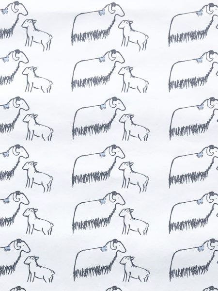 Sheep & Lamb Luxury Wallpaper by Clement Design Thumbnail