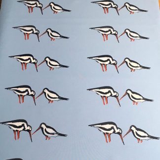 Oyster Catchers Hand-printed Blinds by Clement Design