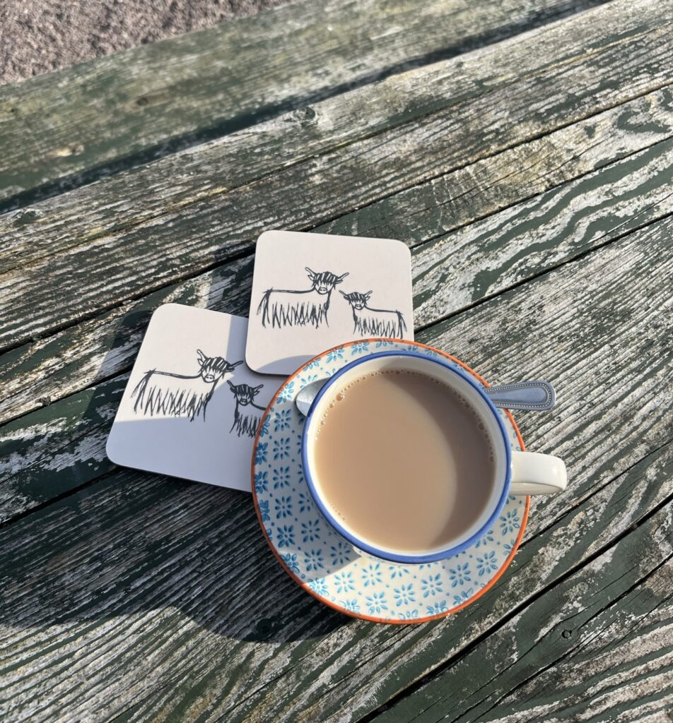 Highland Cow Coasters