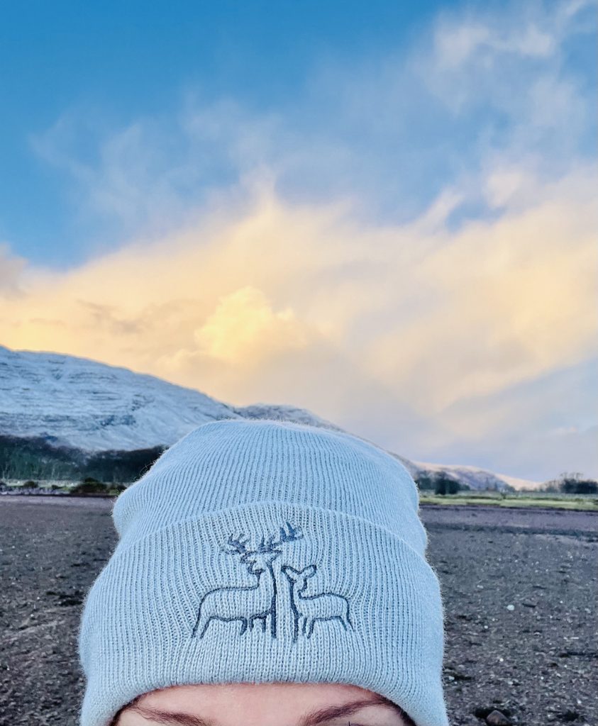 Deer Beanie Hat GREY