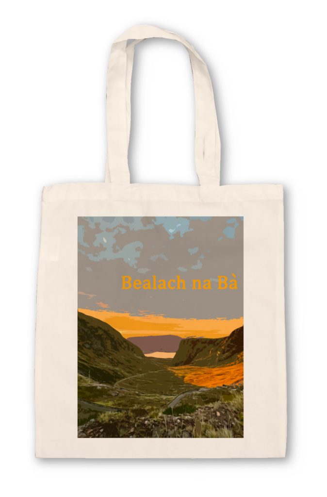 Bealach - Natural Printed Shopper