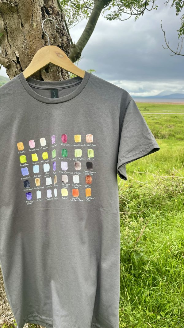 Grey Colours of Applecross T-Shirt - Image 5