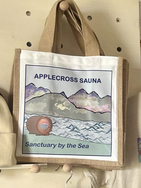 Applecross Sauna Jute Shopper Bag